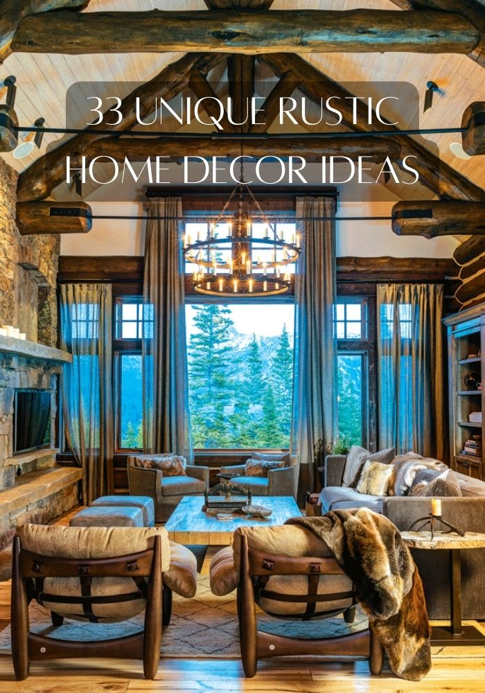 33 Unique Rustic Home Decor Ideas