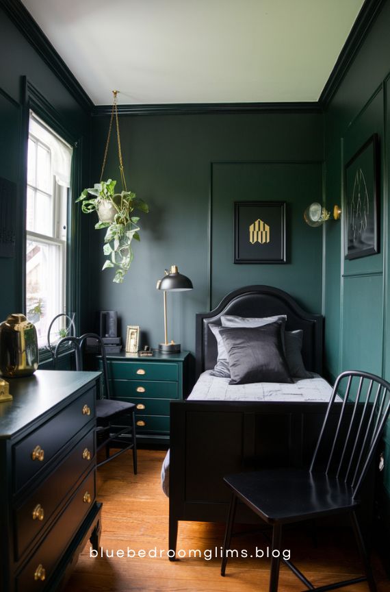 Dark Green Bedroom Ideas